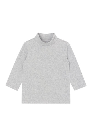 Soft Modal Light Mock Neck T-Shirt