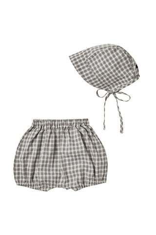 Cotton Bonnet & Bloomers Set