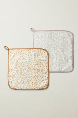 Bamboo Muslin Washcloth with Loop (2P Set)