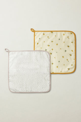 Bamboo Muslin Washcloth with Loop (2P Set)