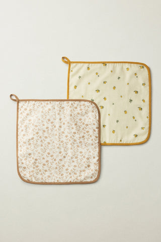 Bamboo Muslin Washcloth with Loop (2P Set)