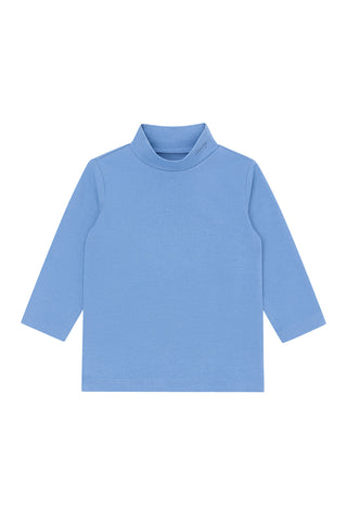 Soft Modal Light Mock Neck T-Shirt