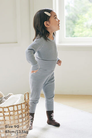 Modal Ribbed High Waist Pajama Set