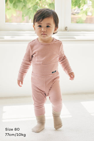 Modal Ribbed High Waist Pajama Set