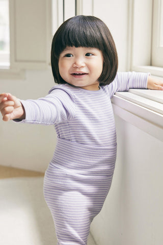 Modal Ribbed High Waist Pajama Set