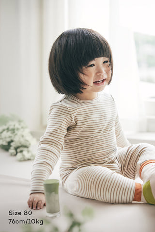Modal Ribbed High Waist Pajama Set