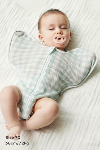 Cotton Mesh Swaddle Suit (Short)