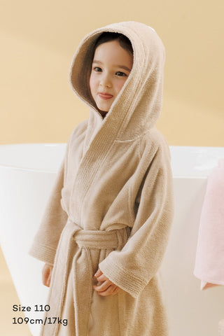Bamboo Cotton Hooded Bathrobe