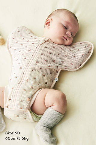 Cotton Mesh Swaddle Suit (Short)
