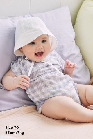 Cotton Mesh Bodysuit