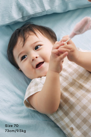 Cotton Mesh Bodysuit