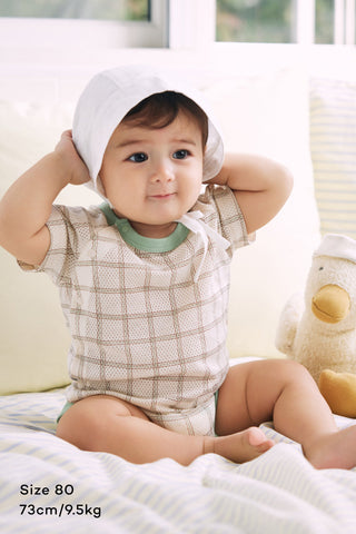 Cotton Mesh Bodysuit