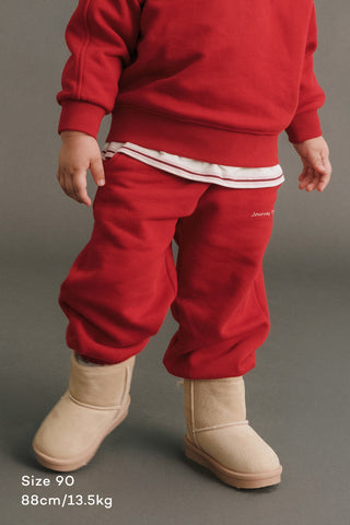 Butter Cotton Fleece-Lined Joggers