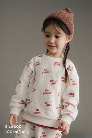 Butter Cotton Fleece-Lined Graphic Sweatshirt