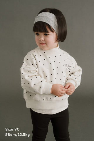Girls Butter Cotton Fleece-Lined Sweatshirt
