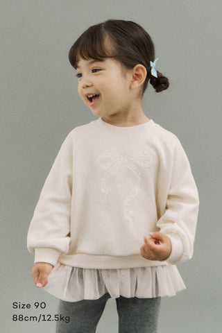 Girls Soft-Touch Tulle Sweatshirt