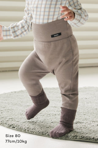 Soft Modal Extra-warm High Waist Leggings [3-30M]