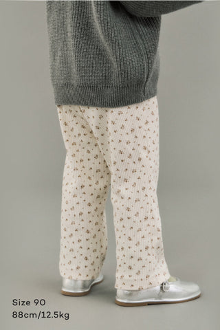 Modal Ribbed Flare Leggings