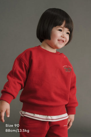 Butter Cotton Fleece-Lined Sweatshirt