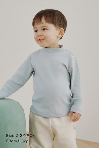 [25FW] Cotton Regular Fit Mock Neck T-Shirt