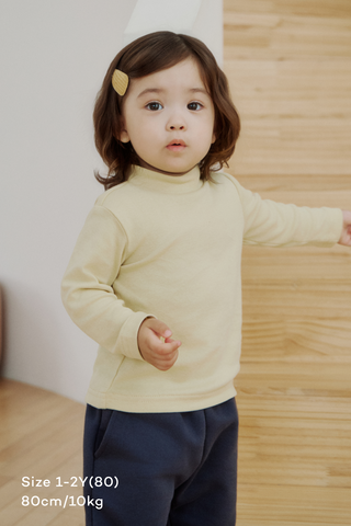 [25FW] Cotton Regular Fit Mock Neck T-Shirt