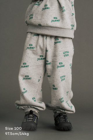 Butter Cotton Fleece-Lined Graphic Joggers