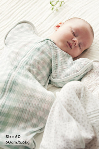 Cotton Mesh Swaddle Suit (Long)