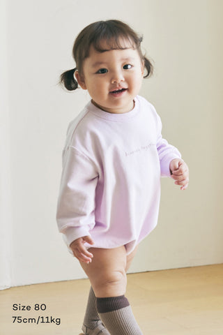 Butter Cotton Sweatshirt Bodysuit