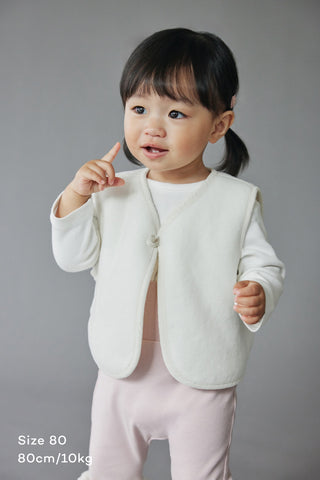 Teddy Fleece Reversible Vest [3-30M]