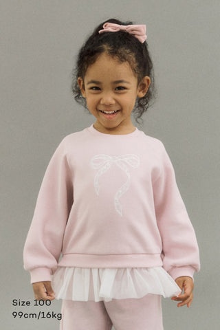 Girls Soft-Touch Tulle Sweatshirt