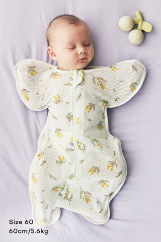 Cotton Mesh Swaddle Suit (Long)
