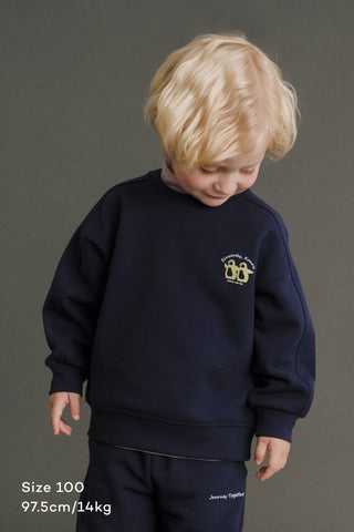 Butter Cotton Fleece-Lined Sweatshirt