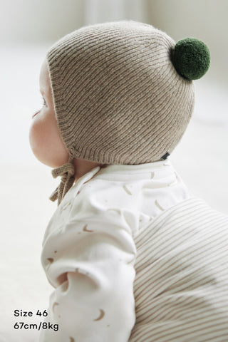 Cashmere Blend Knit Bonnet [0-12M]