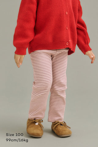 Cotton Ribbed Regular-Fit Leggings