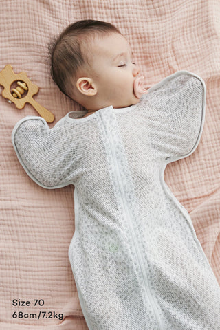 Cotton Mesh Swaddle Suit (Long)