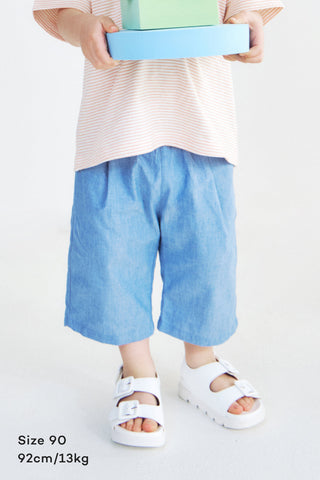 Cotton Relaxed Cropped Pants