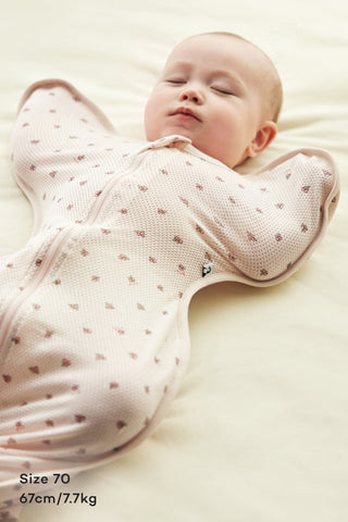 Cotton Mesh Swaddle Suit (Long)