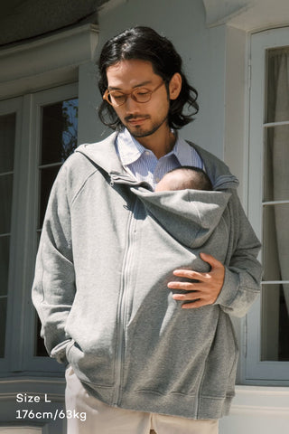 Babywearing Outerwear Zip Up Hoodie