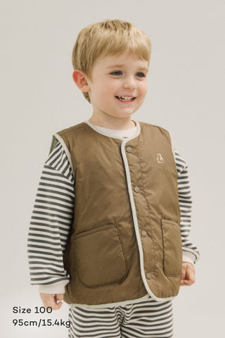 Reversible Quilted Padded Vest