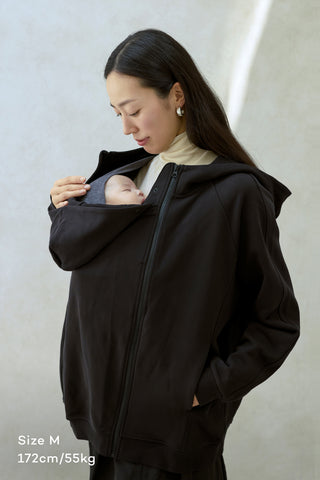 Babywearing Outerwear Zip Up Hoodie