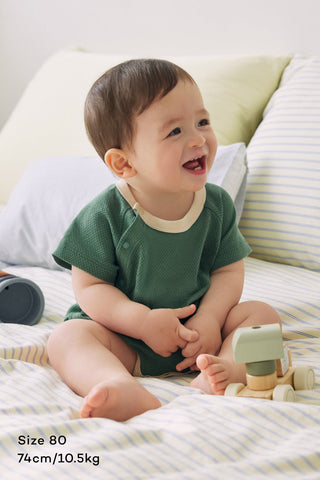 Cotton Mesh Bodysuit