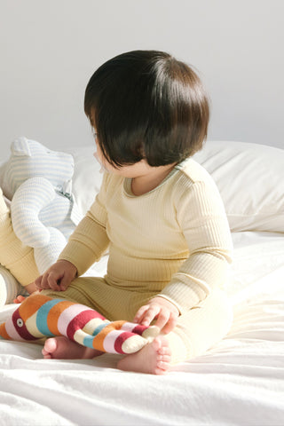 Modal Ribbed Pajama Set