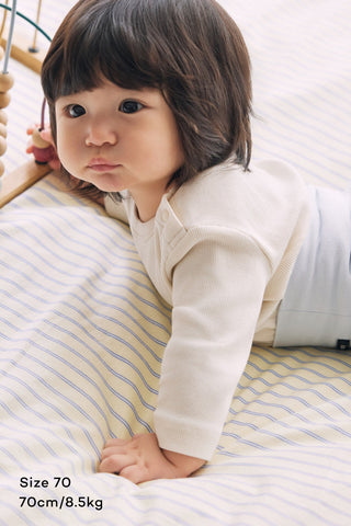 モダールリブ 長袖Tシャツ