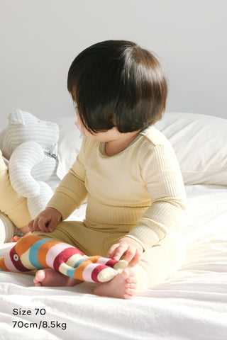 Modal Ribbed Pajama Set