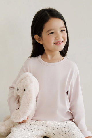 モダールリブ 長袖Tシャツ