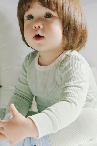 Modal Ribbed Pajama Set