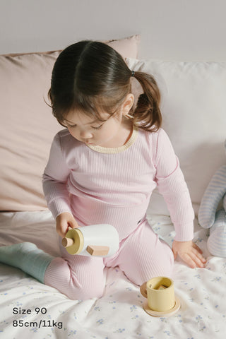 Modal Ribbed Pajama Set