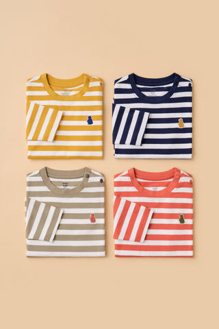 Soft Cotton Striped T-Shirt (1-6Y)