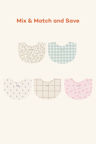 Round Bib 5-Pack Set