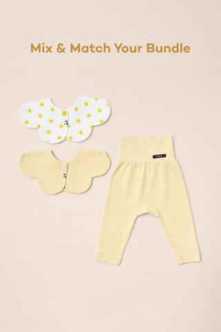 Modal High Waist Leggings & Konny Bib Set